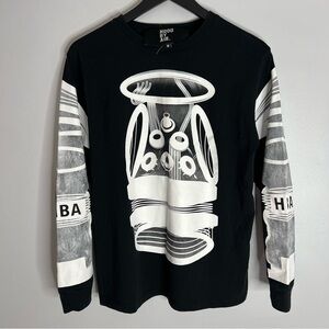 Hood By Air Astronaut Long Sleeve T Shirt Mens Medium Black HBA